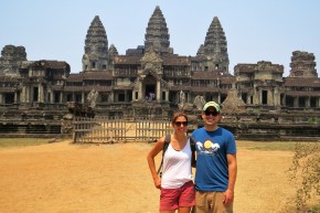 Tracy and Jonathan Ready to Explore Angkor Wat